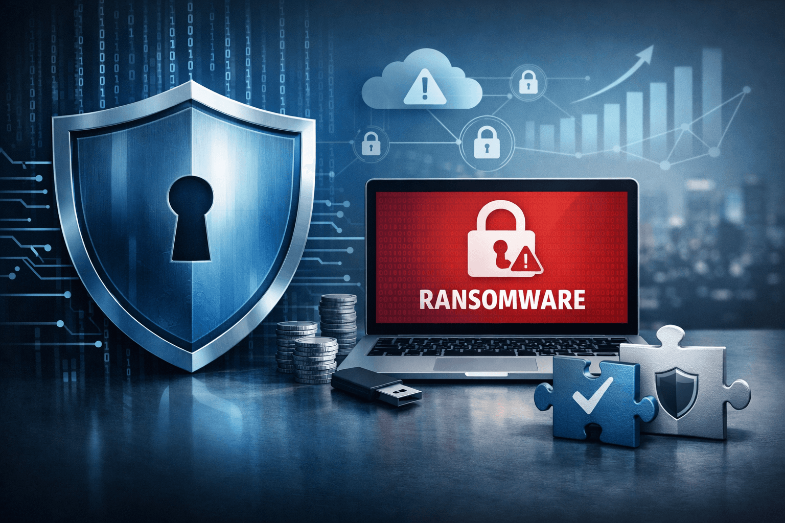 Imagen principal del artículo: Qué es el ransomware y cómo reducir su impacto sin volverte técnico